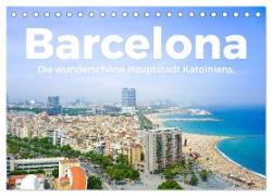 Barcelona - Die wunderschöne Hauptstadt Kataloniens. (Tischkalender 2024 DIN A5 quer), CALVENDO Monatskalender