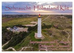 Sehnsucht Holmsland Klit ¿ Impressionen und Collagen (Wandkalender 2024 DIN A2 quer), CALVENDO Monatskalender