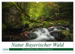 Natur Bayerischer Wald (Wandkalender 2024 DIN A2 quer), CALVENDO Monatskalender