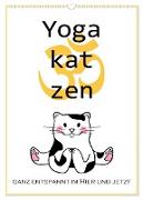 Yogakatzen - ganz entspannt im Hier und Jetzt (Wandkalender 2024 DIN A3 hoch), CALVENDO Monatskalender