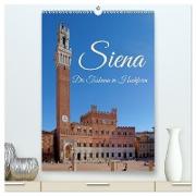 Siena - Die Toskana in Hochform (hochwertiger Premium Wandkalender 2024 DIN A2 hoch), Kunstdruck in Hochglanz