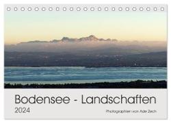 Bodensee - Landschaften (Tischkalender 2024 DIN A5 quer), CALVENDO Monatskalender