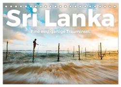 Sri Lanka - Eine einzigartige Trauminsel. (Tischkalender 2024 DIN A5 quer), CALVENDO Monatskalender