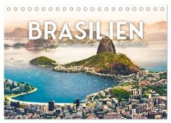 Brasilien - Karnevale, Fußball und Regenwälder. (Tischkalender 2024 DIN A5 quer), CALVENDO Monatskalender