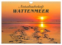 Naturlandschaft WATTENMEER (Wandkalender 2024 DIN A4 quer), CALVENDO Monatskalender