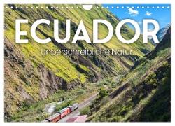 Ecuador - Unbeschreibliche Natur (Wandkalender 2024 DIN A4 quer), CALVENDO Monatskalender