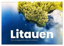 Litauen - Eine unvergessliche Reise ins Baltikum. (Wandkalender 2024 DIN A3 quer), CALVENDO Monatskalender