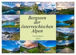 Bergseen der österreichischen Alpen (Wandkalender 2024 DIN A4 quer), CALVENDO Monatskalender