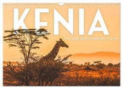 Kenia - Eine Safari durch unberührte Natur. (Wandkalender 2024 DIN A3 quer), CALVENDO Monatskalender