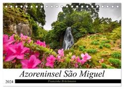 Azoreninsel São Miguel (Tischkalender 2024 DIN A5 quer), CALVENDO Monatskalender