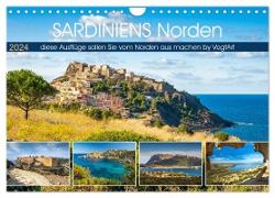 Sardiniens Norden (Wandkalender 2024 DIN A4 quer), CALVENDO Monatskalender