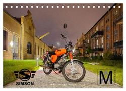 Simson S51c (Tischkalender 2024 DIN A5 quer), CALVENDO Monatskalender