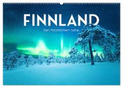 Finnland - Den Polarlichtern nahe. (Wandkalender 2024 DIN A2 quer), CALVENDO Monatskalender