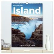 Faszination Island - Eine einmalige Reise. (hochwertiger Premium Wandkalender 2024 DIN A2 hoch), Kunstdruck in Hochglanz