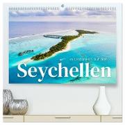 In Gedanken auf den Seychellen (hochwertiger Premium Wandkalender 2024 DIN A2 quer), Kunstdruck in Hochglanz