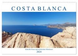Costa Blanca. Schroffe Felsen und schillerndes Mittelmeer (Wandkalender 2024 DIN A2 quer), CALVENDO Monatskalender