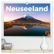 Neuseeland - Eine eindrucksvolle Insel. (hochwertiger Premium Wandkalender 2024 DIN A2 quer), Kunstdruck in Hochglanz