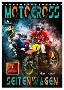 Motocross Seitenwagen - einfach cool (Tischkalender 2024 DIN A5 hoch), CALVENDO Monatskalender