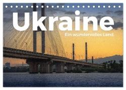 Ukraine - Ein wundervolles Land. (Tischkalender 2024 DIN A5 quer), CALVENDO Monatskalender