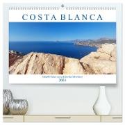 Costa Blanca. Schroffe Felsen und schillerndes Mittelmeer (hochwertiger Premium Wandkalender 2024 DIN A2 quer), Kunstdruck in Hochglanz