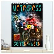 Motocross Seitenwagen - einfach cool (hochwertiger Premium Wandkalender 2024 DIN A2 hoch), Kunstdruck in Hochglanz