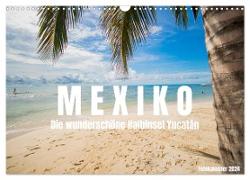 Mexiko - Die wunderschöne Halbinsel Yucatán Fotokalender 2024 (Wandkalender 2024 DIN A3 quer), CALVENDO Monatskalender