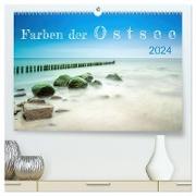 Farben der Ostsee (hochwertiger Premium Wandkalender 2024 DIN A2 quer), Kunstdruck in Hochglanz