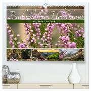 Zauberhaftes Heidekraut - Elbsandstein (hochwertiger Premium Wandkalender 2024 DIN A2 quer), Kunstdruck in Hochglanz