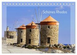 Schönes Rhodos (Tischkalender 2024 DIN A5 quer), CALVENDO Monatskalender