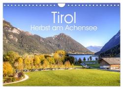 Tirol - Herbst am Achensee (Wandkalender 2024 DIN A4 quer), CALVENDO Monatskalender