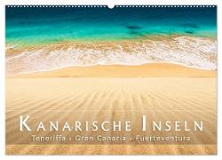 Die Kanarische Inseln Teneriffa, Gran Canaria und Fuerteventura (Wandkalender 2024 DIN A2 quer), CALVENDO Monatskalender