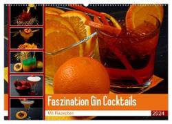 Faszination Gin Cocktails (Wandkalender 2024 DIN A2 quer), CALVENDO Monatskalender