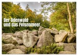 Der Odenwald und das Felsenmeer (Wandkalender 2024 DIN A2 quer), CALVENDO Monatskalender
