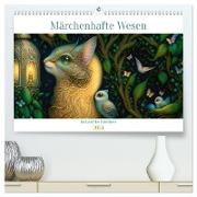 Märchenhafte Wesen - Im Land der Fabeltiere (hochwertiger Premium Wandkalender 2024 DIN A2 quer), Kunstdruck in Hochglanz