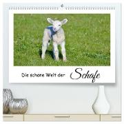 Die schöne Welt der Schafe (hochwertiger Premium Wandkalender 2024 DIN A2 quer), Kunstdruck in Hochglanz