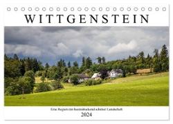 Wittgenstein ¿ Eine Region mit beeindruckend schöner Landschaft (Tischkalender 2024 DIN A5 quer), CALVENDO Monatskalender