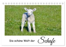 Die schöne Welt der Schafe (Tischkalender 2024 DIN A5 quer), CALVENDO Monatskalender