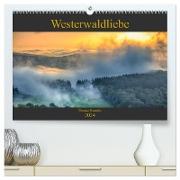 Westerwaldliebe (hochwertiger Premium Wandkalender 2024 DIN A2 quer), Kunstdruck in Hochglanz