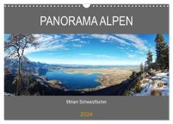Panorama Alpen (Wandkalender 2024 DIN A3 quer), CALVENDO Monatskalender