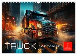 Truck Fantasien (Wandkalender 2024 DIN A3 quer), CALVENDO Monatskalender