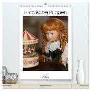 Historische Puppen (hochwertiger Premium Wandkalender 2024 DIN A2 hoch), Kunstdruck in Hochglanz