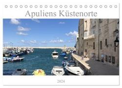 Apuliens Küstenorte (Tischkalender 2024 DIN A5 quer), CALVENDO Monatskalender