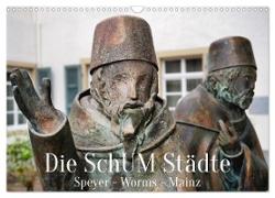 Die SchUM Städte Speyer, Worms, Mainz (Wandkalender 2024 DIN A3 quer), CALVENDO Monatskalender