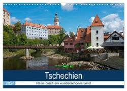 Tschechien - Eine Reise durch ein wunderschönes Land (Wandkalender 2024 DIN A3 quer), CALVENDO Monatskalender