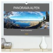 Panorama Alpen (hochwertiger Premium Wandkalender 2024 DIN A2 quer), Kunstdruck in Hochglanz