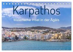 Karpathos - Malerische Insel in der Ägäis (Tischkalender 2024 DIN A5 quer), CALVENDO Monatskalender