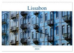 Lissabon Stadtansichten 2024 (Wandkalender 2024 DIN A2 quer), CALVENDO Monatskalender