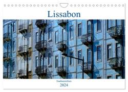 Lissabon Stadtansichten 2024 (Wandkalender 2024 DIN A4 quer), CALVENDO Monatskalender