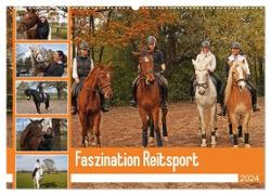 Faszination Reitsport (Wandkalender 2024 DIN A2 quer), CALVENDO Monatskalender