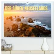 Der Süden Neuseelands: Berge, Seen und traumhafte Küsten (hochwertiger Premium Wandkalender 2024 DIN A2 quer), Kunstdruck in Hochglanz